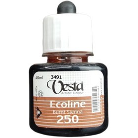 تصویر اکولین وستا کد 250 رنگ Burnt Sienna حجم 40ml 