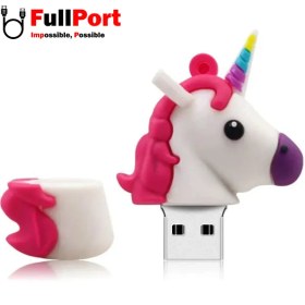 تصویر فلش کینگ فست مدل Unicorn HO-11 با ظرفیت 32 گیگابایت Kingfast Unicorn HO-11 USB2.0 32GB Flash Memory