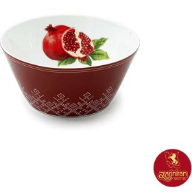 تصویر سرویس انارخوری یلدا چینی زرین فرم اس 7 پارچه 