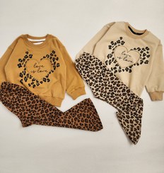 تصویر ست بلوز شلوار پلنگی 