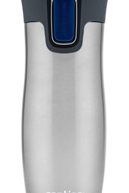 تصویر Contigo فلاسک قمقمه وکیوم Westloop Single Hand Push Inner 470ml خاکستری 