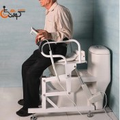 تصویر بالابر بیمار اتوماتیک توالت فرنگی 