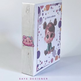 تصویر آلبوم پاکتی کودک 16×21 طرح دختر خرگوشی (ظرفیت 100 عکس) 