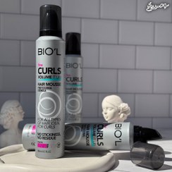 تصویر موس حالت دهنده مو بیول BIOˊL حجم 200 میل Biol hair styling mousse 200 ml