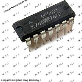 تصویر آی سی تی تی ال M74ALS74P / MATSUSHITA JAPAN 