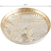 تصویر سینی طلایی دکوری شیشه ای طلای کاراکا کاراجا هوم Karaca Home 