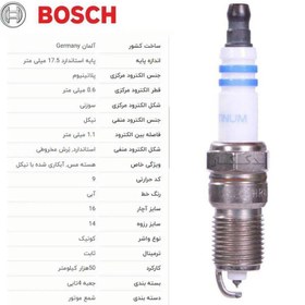 تصویر شمع بوش 6718 ساخت المان Plug Bosch