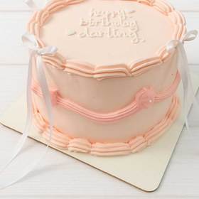 تصویر کیک تولد وینتیج 