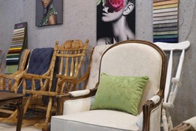 تصویر مبل تک فرانسوی 