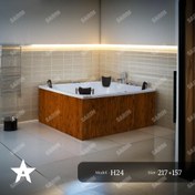 تصویر جکوزی 4 نفره Sarin سایز 217*157 