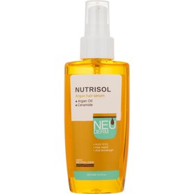 تصویر سرم مو آرگان نوتریسل نئودرم 100 میل Neuderm Nutrisol Argan Hair Serum100ml