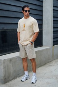 تصویر ست تیشرت پنبه و شلوارک دورس POLO 