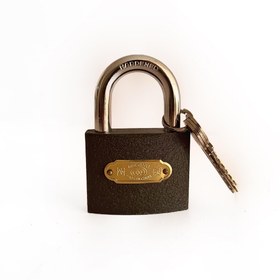 تصویر قفل آویز طوسی سایز 63 TREE-CIRCLE 