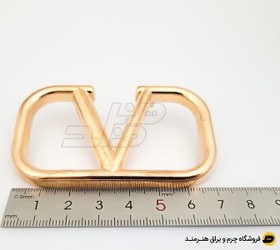 تصویر مارک کیف رنگ طلایی 