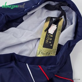 تصویر لباس شنا مردانه با پارچه سبک و کشی 