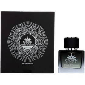 تصویر عطر ادکلن ادو پرفیوم مردانه کراون استار مدل تق هرمس حجم ۶۰ میلی لیتر CROWN STAR Terre d Hermes 