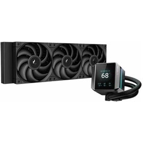 تصویر خنک کننده پردازنده دیپ کول مدل MYSTIQUE 360 DEEPCOOL MYSTIQUE 360 5th Gen Liquid Cooler With LCD Screen