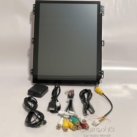 تصویر مانیتور اندروید تسلایی 9.7 اینچ کارپلی دار 