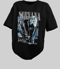 تصویر تیشرت نیروانا - L / مشکی nirvana tshirt