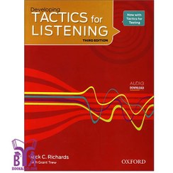 تصویر کتاب Developing Tactics for Listening ویرایش سوم انتشارات آکسفورد رحلی 