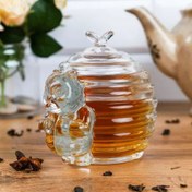تصویر عسل خوری بلور طرح خرسی کد Kit-259 