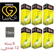 تصویر کاندوم اورز مدل آیس موهیتو بسته ۱۲ عددی با رایحه میوه 