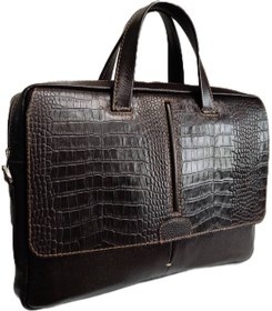 تصویر کیف اداری دو دسته مشکی 