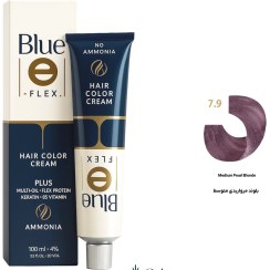 تصویر رنگ مو فاقد آمونیاک بلو سری بلوند مرواریدی 