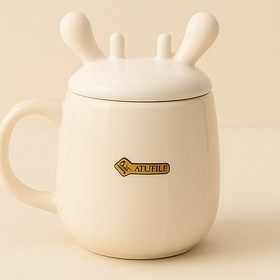 تصویر ماگ طرح گوزن 