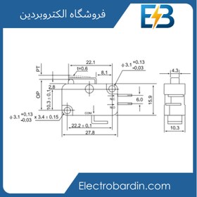 تصویر میکروسوئیچ بند انگشتی 