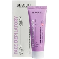 تصویر کرم موبر صورت سنتلا سی گل مناسب انواع پوست ۵۰ میلی لیتر Seagull Face Depilatory Cream 50ml