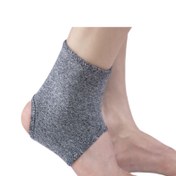 تصویر قوزک بند نئوپرنی ساده پاک سمن کد 129 طوسی سایز XXXL Paksaman Neoprene Ankle Simple Support Gray Code 129 size XXXL