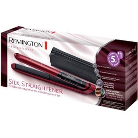 تصویر اتو مو ریمینگتون S9600 قرمز مشکی ا Hair Straightener Remington S9600 Red Black Hair Straightener Remington S9600 Red Black