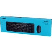 تصویر ست ماوس و کیبورد رپو مدل X120S باسیم Mouse and Keyboard Rapoo x120s wired