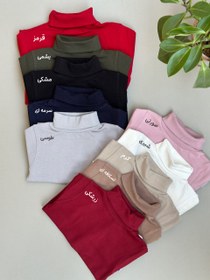 تصویر بلوز یقه اسکی مدل 71819 