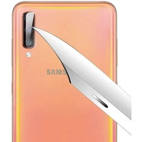 تصویر محافظ لنز دوربین مناسب برای گوشی موبایل سامسونگ Galaxy A21 Galaxy A21 Camera Lens Glass Protector