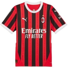 تصویر کیت آث میلان 2025 رنگ قرمز مشکی کیفیت +A تایلندی AC Milan 2025 kit, red, black, Thai A+ quality