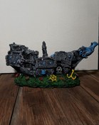 تصویر دکور آکواریوم مدل کشتی بزرگ 