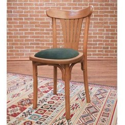 تصویر صندلی ناهارخوری لهستانی با تشک 