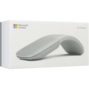 تصویر موس بی سیم مایکروسافت سرفیس مدل (Light Gray) Microsoft Surface Arc Mouse 2018 