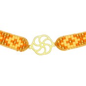 تصویر دستبند طلا میوکی گل 6 گلبرگ عیار زنانه 