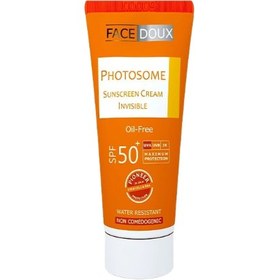 تصویر کرم ضد آفتاب بی رنگ فیس دوکس مناسب برای پوست چرب و مختلط باSPF 50 Photosome Sunscreen Cream Spf 50