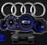 تصویر ورق کیلومتر طرح Audi مناسب همه ماشین ها 
