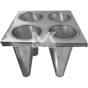 تصویر قیف سربری گالوانیزه 4 عددی 