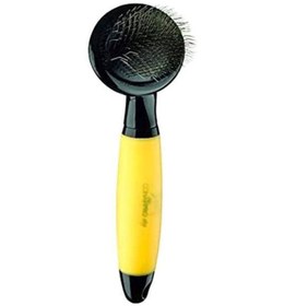 تصویر برس براق زرد/سیاه برند conair Slicker Brush Yellow/Black