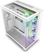 تصویر کیس کامپیوتر ان زی ایکس تی مدل H9 Elite Matte White NZXT H9 Elite Matte White Mid Tower Computer Case