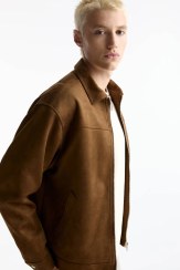 تصویر کت جیر مصنوعی مردانه پول اند بیر اورجینال Pull &amp; Bear jacket 