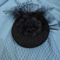 تصویر کلاه مشکی مدل آنیلا 