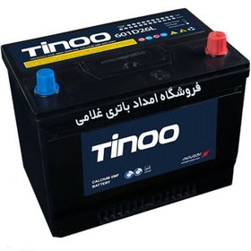 تصویر باتری 60 آمپر پایه بلند معکوس تینو Tinoo 60 D26 ah aco battery