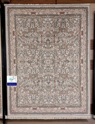 تصویر فرش طرح کیمیای سعادت نقره ای 